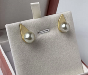 Vespera_Lucent Dewdrop Pearl Earrings