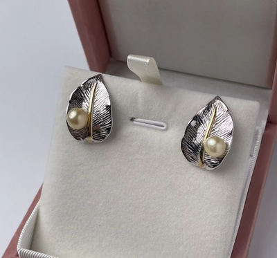 3-4mm Gold Golden South Sea Earring