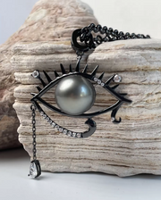 12-13mm Black Tahitian South Sea Pendant