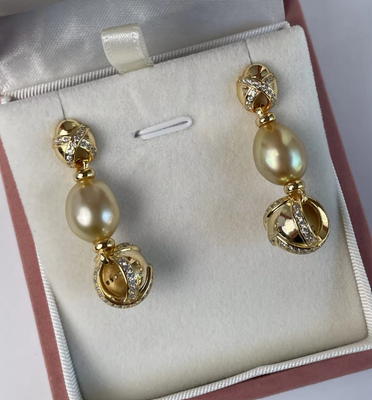 Vespera_Trinity Aureum Pearl Earring