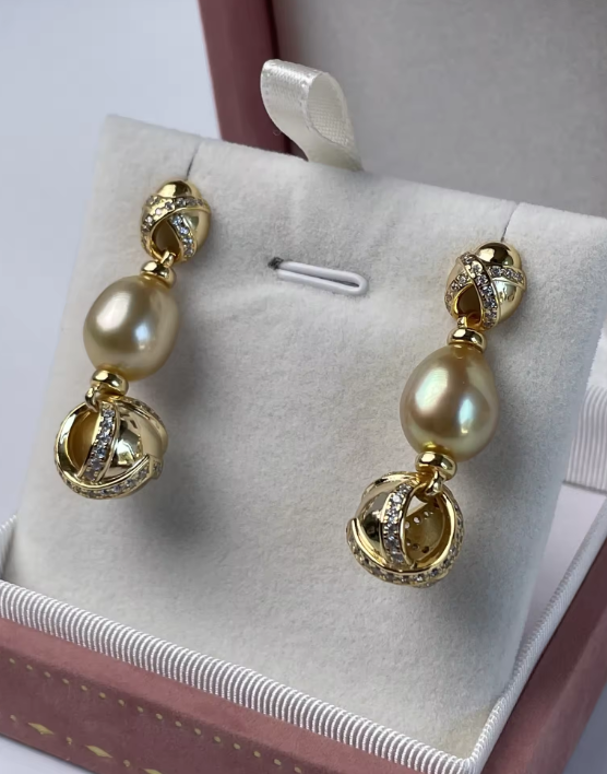 Vespera_Trinity Aureum Pearl Earring