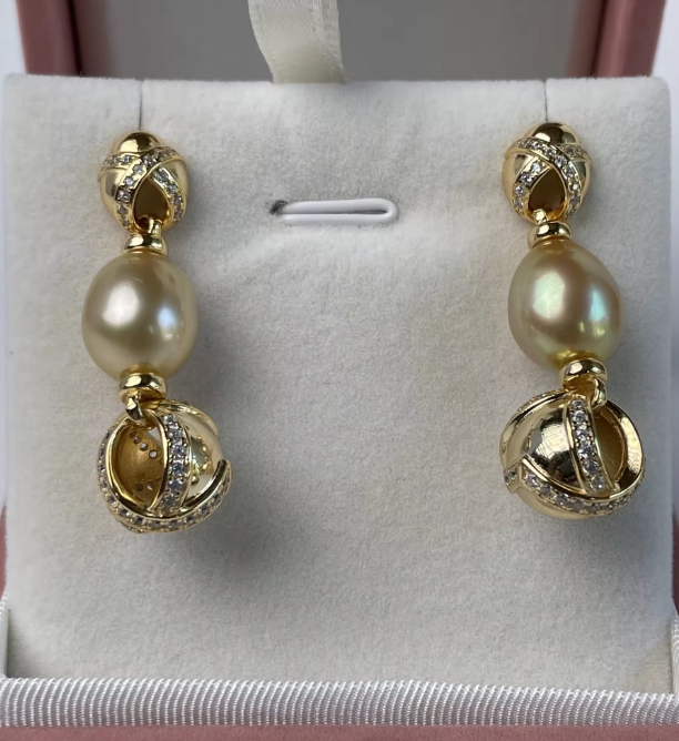 Vespera_Trinity Aureum Pearl Earring