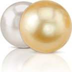 White & Golden South Sea Pearls